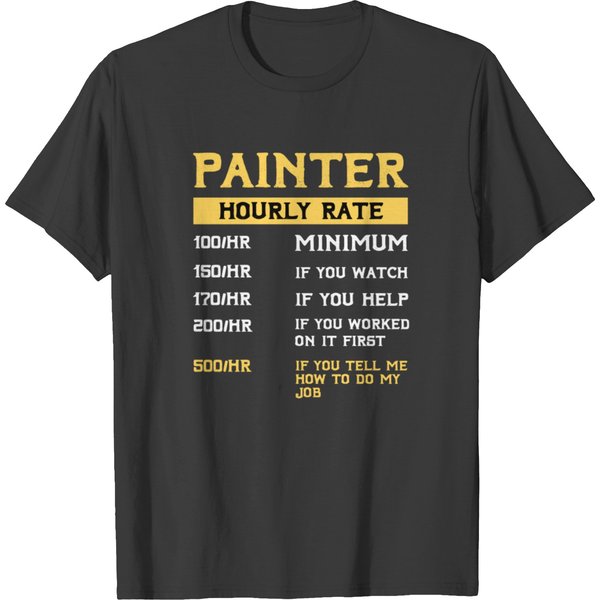 Birthday Gift For House Painter And Decorator T-Shirt-image