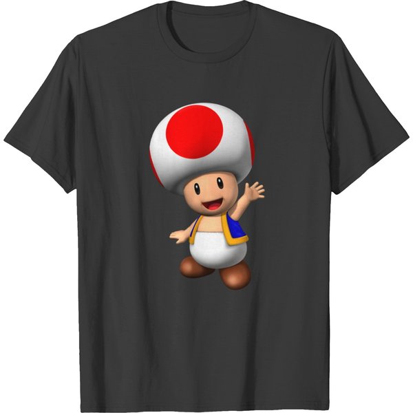 Boy Toad Material Bros Mario Super Kids Funny T-Shirt-image