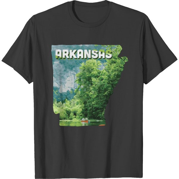 Arkansas Lover T-Shirt - Unique Arkansas Design-image