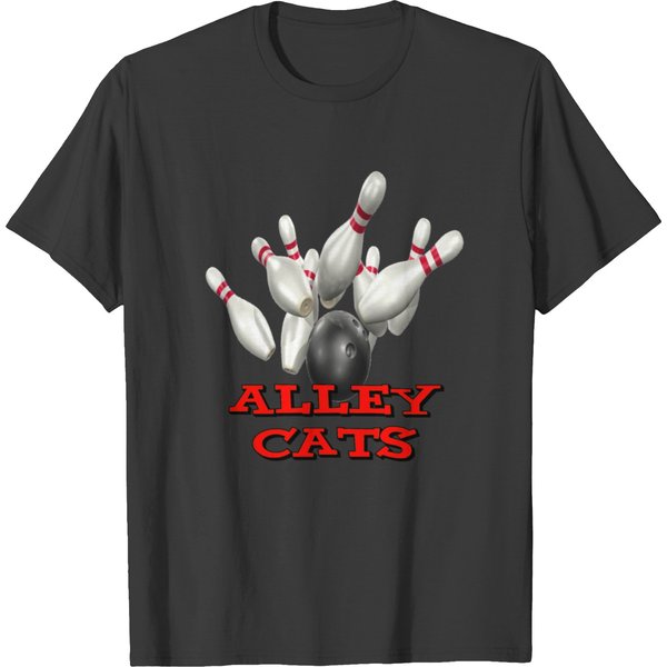 Bowling Team Alley Cats T-Shirt-image