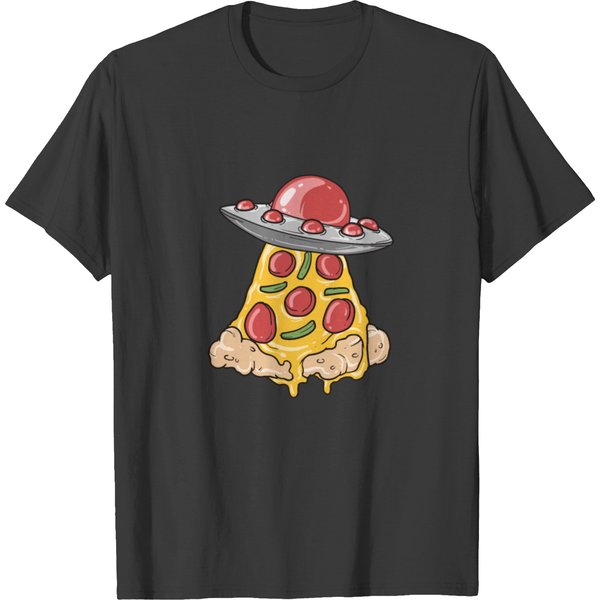 Space Stuck On Pizza T-Shirt-image