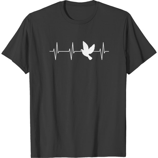 Pigeon Heartbeat Tee T-Shirt-image