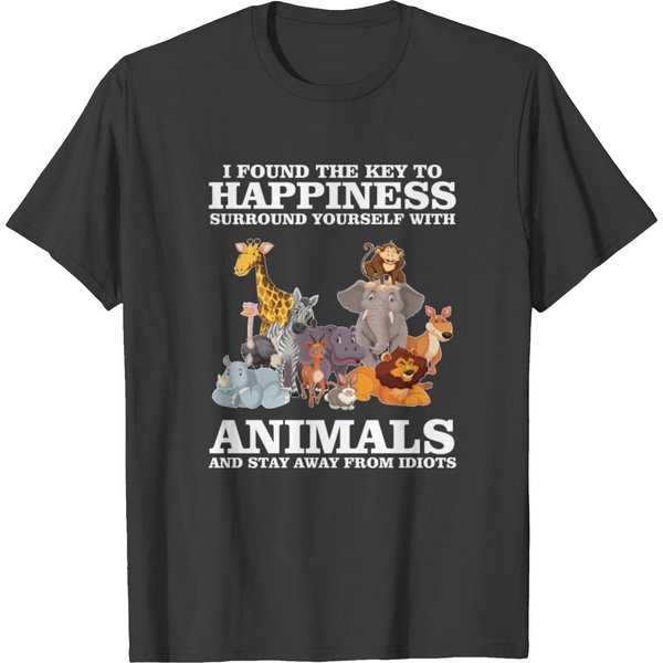 I Found The Key To Happiness Surround Yourself Wit T-Shirt-image
