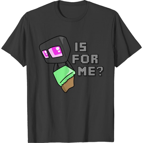 Cute Enderman - Is For Me? T-Shirt-image
