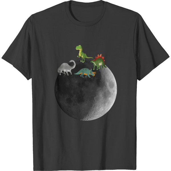Dinosaurs On The Moon T-Shirt-image