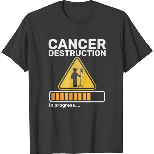 Cancer Destruction Radiation Therapy Raise T-Shirt-image