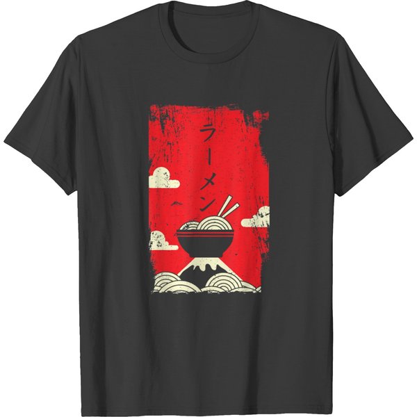 Ramen Noodles Japanese Art Gift T-Shirt-image