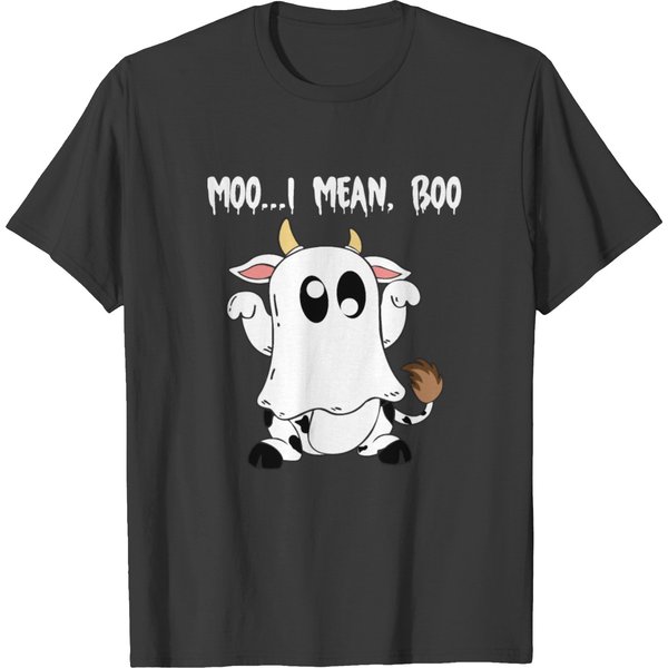 Moo I Mean Boo T-Shirt-image