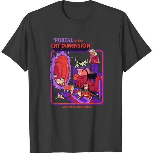 The Cat-Dimension-Portal-Nightmare For Cats Lover T-Shirt-image