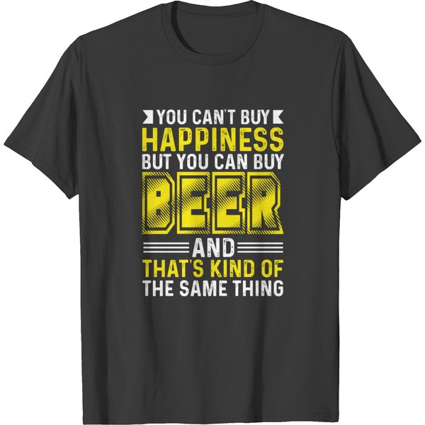 Funny Beer Bottle And Tent Saying T-Shirt-image