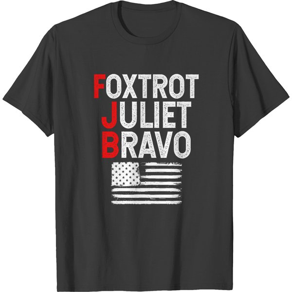 Foxtrot Juliet Bravo America Us T-Shirt-image