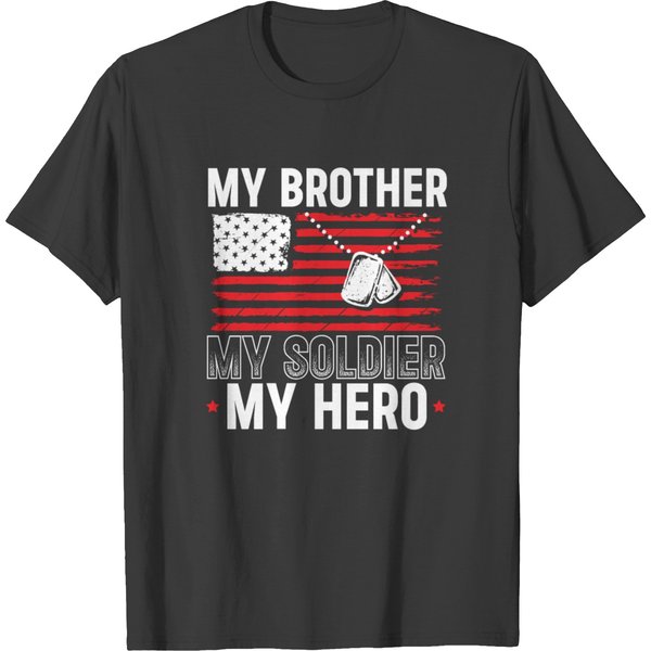 My Brother, My Soldier, My Hero Veteran T-Shirt-image