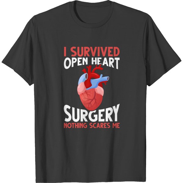 Funny Open Heart Surgery Recovery T-Shirt-image