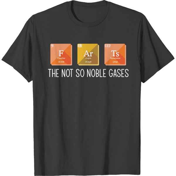 Fart Science Periodic Pun Table Elements Farts Far T-Shirt-image