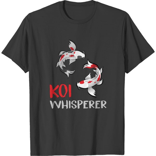 Koi Whisperer Fish Humor Koi Farmer T-Shirt-image