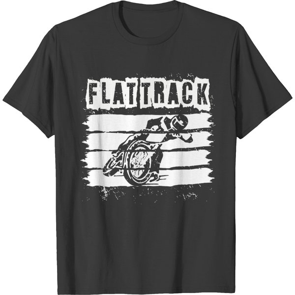 Flat Track Motorcycle Racing Dirt Track Speedway T-Shirt-image