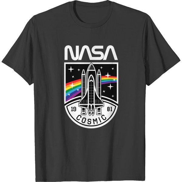 Nasa 1981 Cosmic With Space Shuttle T-Shirt-image