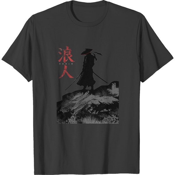 Samurai Bushido "Ronin" Ronin Wanderer T-Shirt-image
