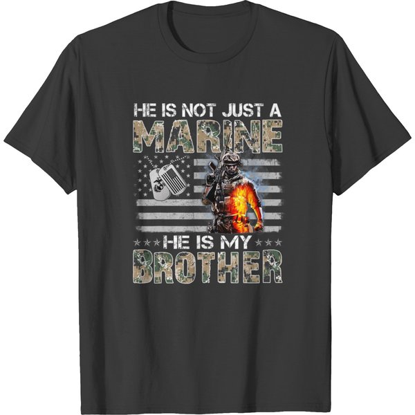 My Brother Is A Marine T Shirt T-Shirt-image