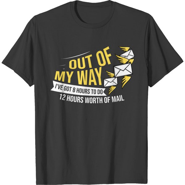 Postal Service Mailman Us Postman Worker T-Shirt-image