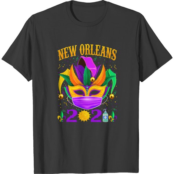 Mardi Gras 2021 Mardi Gras Costumes Nola New Orlea T-Shirt-image