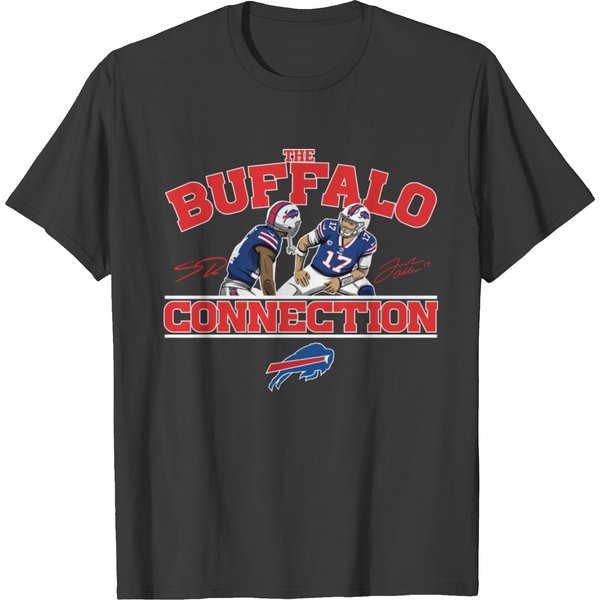 Josh Allen Stefon Diggs Buffalo Connection T Shirt T-Shirt-image