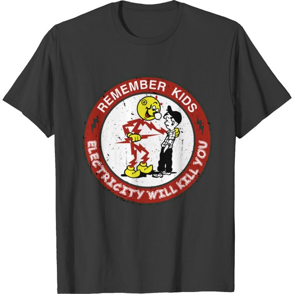Reddy's Kilowatts Warning Electricity Will Kill Yo T-Shirt-image