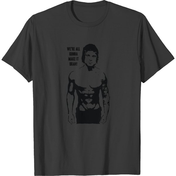 Zyzz We're All Gonna Make It Brah! T-Shirt-image