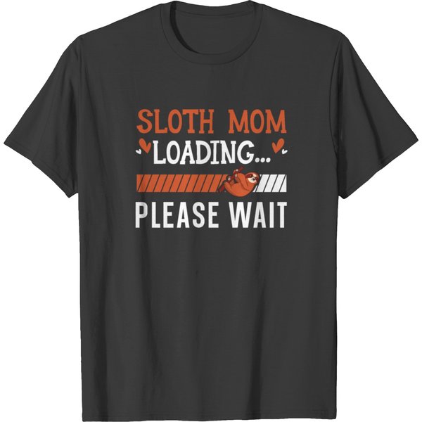 Sloth Mom Loading Arboreal Wildlife Herbivore T-Shirt-image