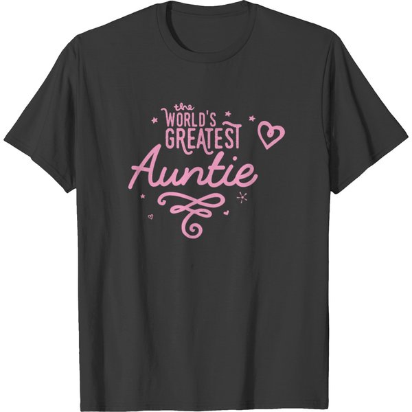 The Worlds Greatest Auntie Relaxed Fit T Shirt T-Shirt-image