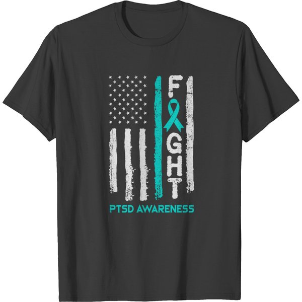 Ptsd Awareness Fight The Fight T-Shirt-image