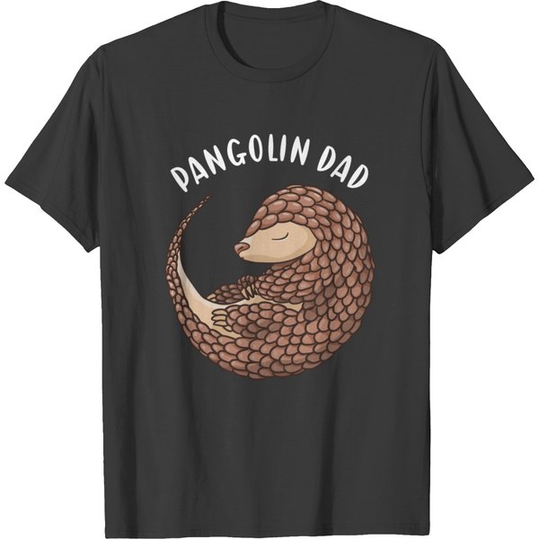 Pangolin Dad Pangolin T-Shirt-image