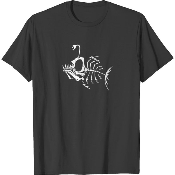 Bones Fish Skeleton Weird T-Shirt-image