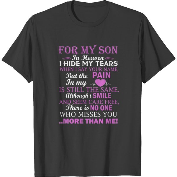 For My Son In Heaven T-Shirt-image