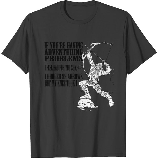 Arrow To The Knee - Hd Design T-Shirt-image