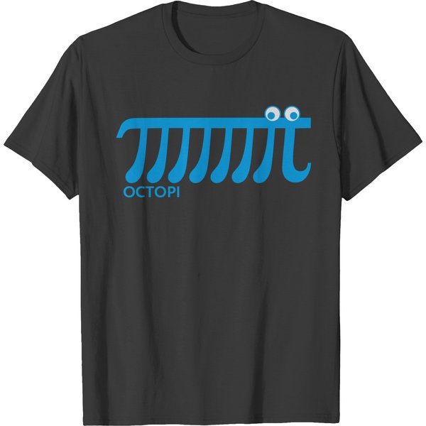 Pi, Math, Mathematics, Octopi, Number, Octopus T-Shirt-image