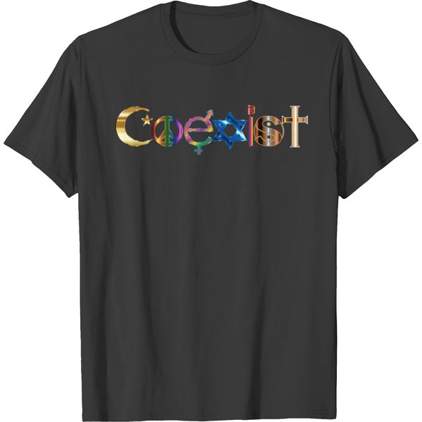Coexist Ornate With Stroke T-Shirt-image