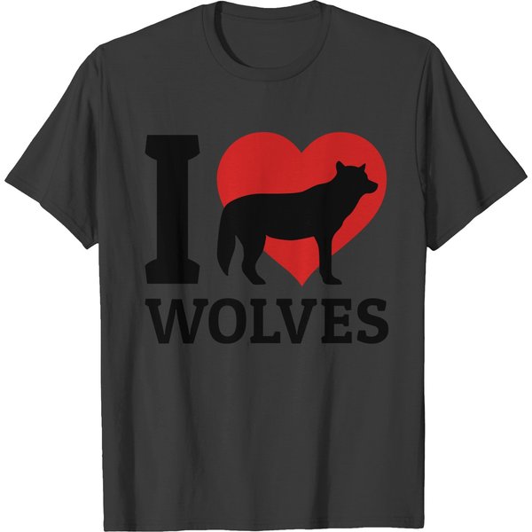 I Love Wolves T-Shirt-image