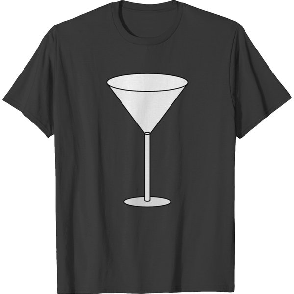 Empty Martini Glass T-Shirt-image