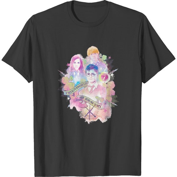 Harry Potter Spell | Harry, Hermione, & Ron Waterc T-Shirt-image