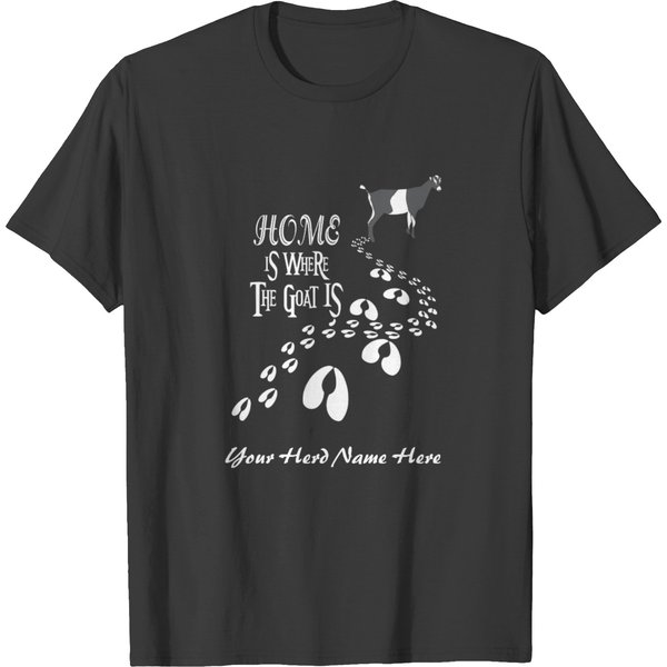 Home Is Where The Goat Is Lamancha Goat T-Shirt-image