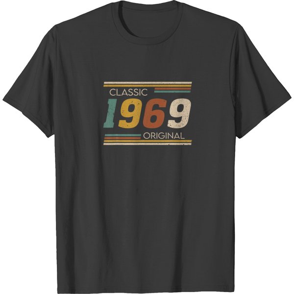 Vintage Classic 1969 Original 53 Years Old 53Th Bi T-Shirt-image