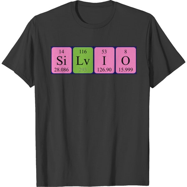 Silvio Periodic Table T-Shirt-image