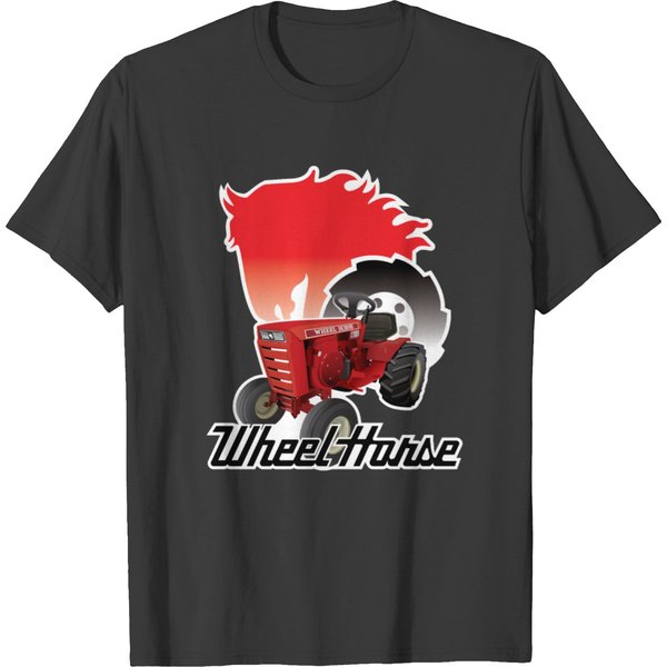 Wheel Horse Garden Tractor Tee Gift Graphic T-Shirt-image