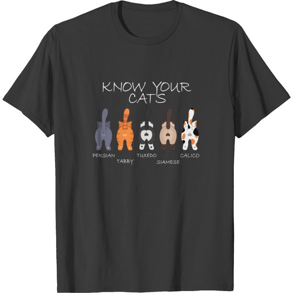 Know Your Cats And Cat Butts T-Shirt-image