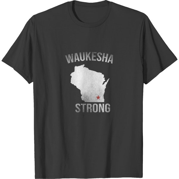 Waukesha Strong Wisconsin State Christmas T-Shirt-image