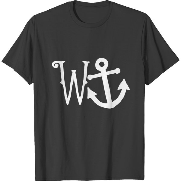 W + Anchor = Wanker T-Shirt-image