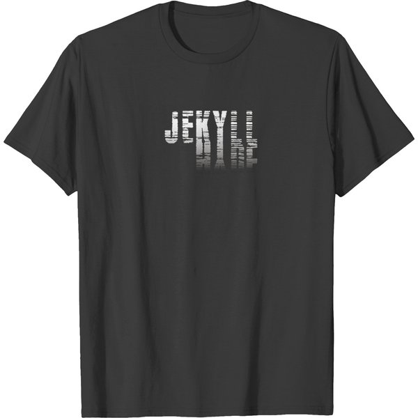 Dr. Jekyll Mr. Hyde Cool Graphic Text Design Tshir T-Shirt-image