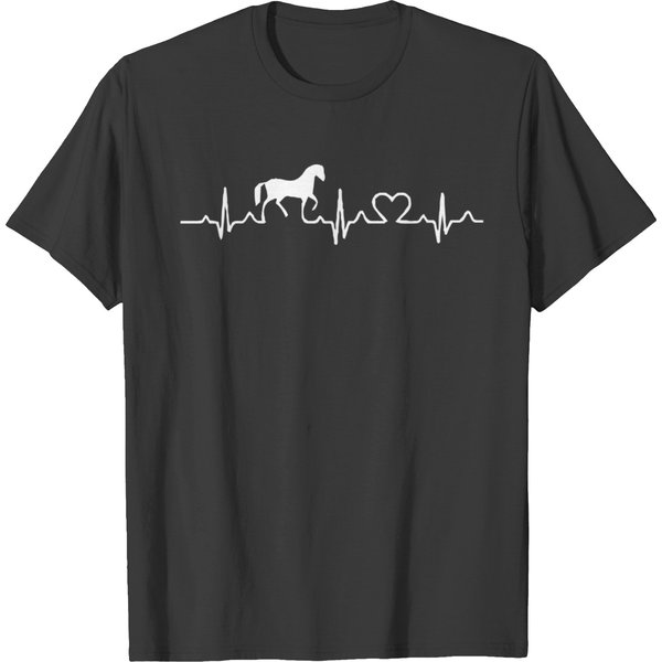 Heartbeat Horse Lover T-Shirt-image
