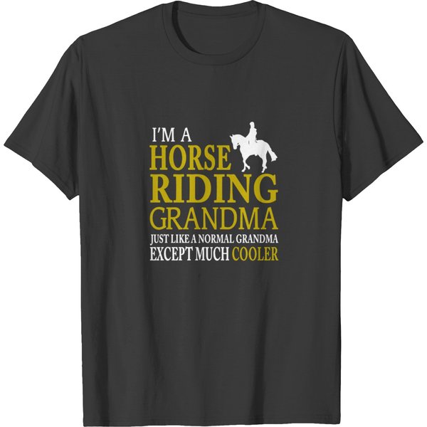 I'm A Horse Riding Grandma T-Shirt-image